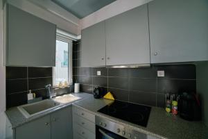Kuchyňa alebo kuchynka v ubytovaní V&V Central & Elegant Apartment + 13 fotografií
