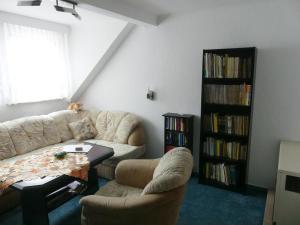 Posezení v ubytování Ferienwohnung Schweizer