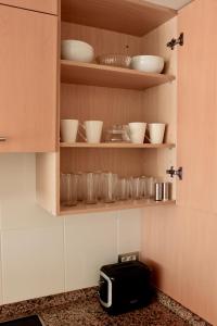 A kitchen or kitchenette at Beautiful Ocean View Apartment