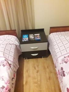 Rúm í herbergi á House Dea Dea