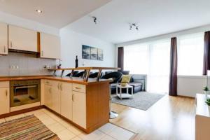 Köök või kööginurk majutusasutuses Flat at the Danube with wellness