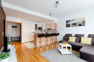 Köök või kööginurk majutusasutuses Flat at the Danube with wellness