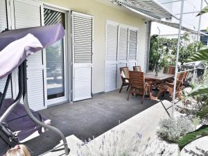 Balkón alebo terasa v ubytovaní Villa Panorama Seget