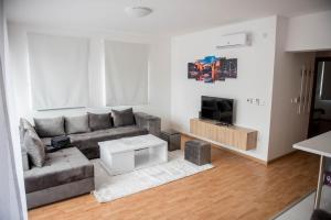 Posezení v ubytování Leader apartment