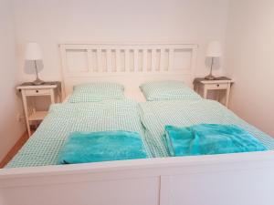 Postel nebo postele na pokoji v ubytování Gut Steinhügel