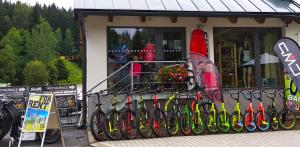 Jazda na bicykli v okolí ubytovania Harrachov Resident Apartments "Terrace & Chill" - high speed WiFi, možnost snídaně, Smart TV, Netflix, Disney plus
