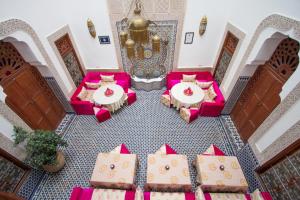 Posezení v ubytování Riad Dar Bab Guissa