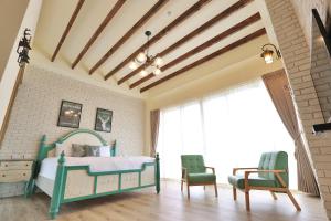 Svetainės erdvė apgyvendinimo įstaigoje Green Resort
