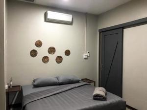 Postel nebo postele na pokoji v ubytování Chato Hostel