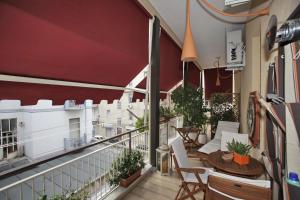 Rõdu või terrass majutusasutuses B&B Milu'