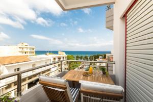 En generel havudsigt eller havudsigten taget fra lejligheden