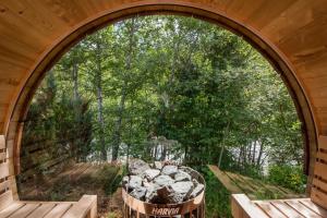 Ogród w obiekcie Viktoria Lodges