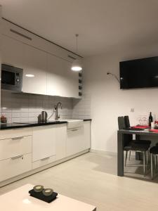 Kuchyň nebo kuchyňský kout v ubytování Apartament Kilfowa 15/8