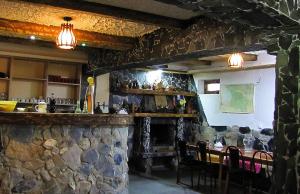 Restaurace v ubytování Ushguli Panorama Guest House + 37 fotografií