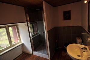 Vonios kambarys apgyvendinimo įstaigoje Auberge De La Providence