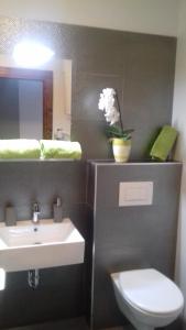 Koupelna v ubytování LUXURY APARTMENT KALA 2