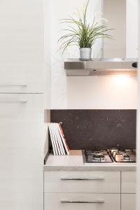 A kitchen or kitchenette at Shalai Relais Apartment
