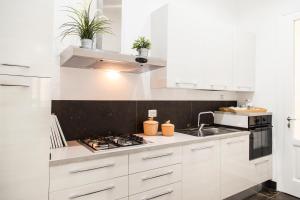 A kitchen or kitchenette at Shalai Relais Apartment