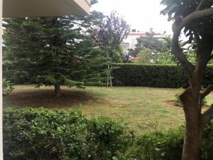 A garden outside Athens Glyfada Riviera Apartment