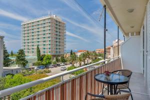Balkón alebo terasa v ubytovaní Sun&Sea 4 stars apartment