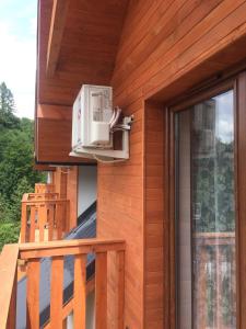 Balkón alebo terasa v ubytovaní Szczawnica Apartament Kaja