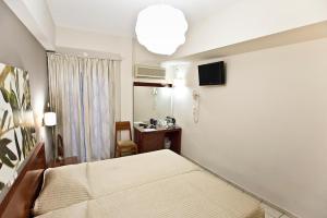 TV a/nebo společenská místnost v ubytování Epidavros Hotel