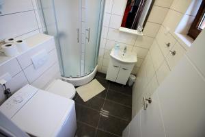 Koupelna v ubytování Apartmani Irena