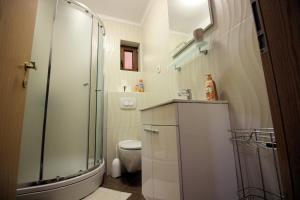 Koupelna v ubytování Apartmani Irena