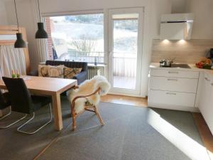 Kuchyň nebo kuchyňský kout v ubytování Ferienwohnung Hörmann