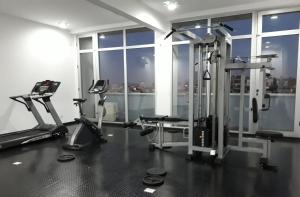 Γυμναστήριο ή/και όργανα γυμναστικής στο Apartamentos CR