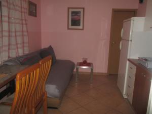Kuchyň nebo kuchyňský kout v ubytování Apartments Skalin