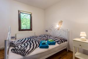 Posteľ alebo postele v izbe v ubytovaní Lee house, WI-FI,FREE PARKING, HOT TUBE