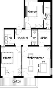 Plan piętra w obiekcie Apart Daniela