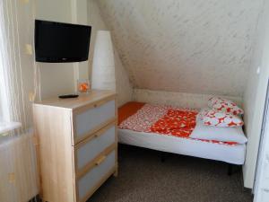 Postel nebo postele na pokoji v ubytování Kwatera prywatna Hanna