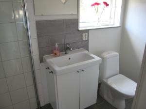 FegenにあるStixered Fegenのバスルーム(洗面台、トイレ付)、窓が備わります。
