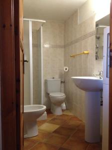 Et badeværelse på Casa fronte mare a La Maddalena