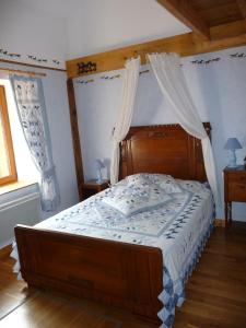 Postel nebo postele na pokoji v ubytování Gîte du Pilan