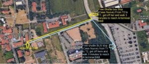 Il quartiere o una zona nella vicinanze dell'affittacamere