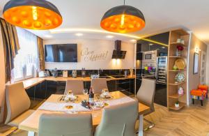 Kuchyňa alebo kuchynka v ubytovaní Apartament Bon Appetit - Krupówki-Zakopane