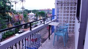 En balkong eller terrass på Mekong Riverside