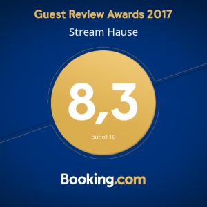 Certifikát, hodnocení, plakát nebo jiný dokument vystavený v ubytování Ay Home Apart&bungalov
