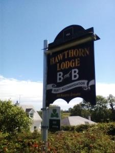 Certifikát, hodnocení, plakát nebo jiný dokument vystavený v ubytování Hawthorn Lodge