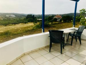 Balkón nebo terasa v ubytování Contaratos Holiday Lettings