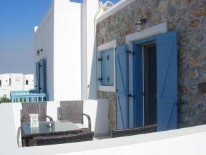 Ein Balkon oder eine Terrasse in der Unterkunft Blue Harmony Apartments