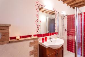 Kúpeľňa v ubytovaní Agriturismo Dei Casali
