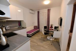 Kuchyň nebo kuchyňský kout v ubytování Apartment Cecilija