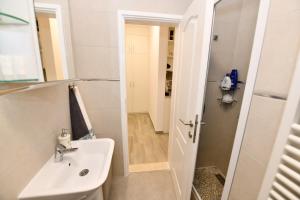 Koupelna v ubytování Apartment Cecilija