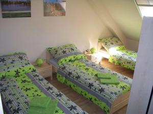Postel nebo postele na pokoji v ubytování Ubytování Jana Butler