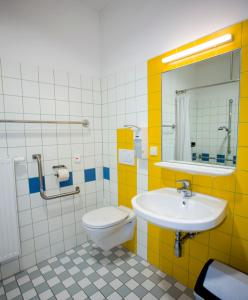 Kúpeľňa v ubytovaní Haus Mobene - Hotel Garni