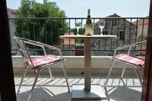 Balkón nebo terasa v ubytování Apartments Lans